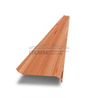 Ламель забор жалюзи S 58х120-0,45 ECOSTEEL Золотой орех