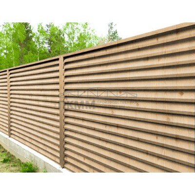 Ламель забор жалюзи S 58х151-0,5 ECOSTEEL Сосна