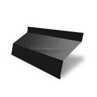 Ламель забор жалюзи Г 35х135-0,5 Velur RAL 9005
