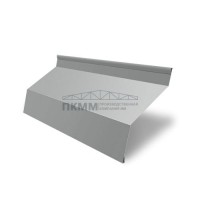 Ламель забор жалюзи Г 35х135-0,5 Satin с пленкой RAL 9006