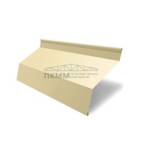 Ламель забор жалюзи Г 35х135-0,45 Полиэстер с пленкой RAL 1014 Ламель забор жалюзи Г 35х135-0,45 Полиэстер с пленкой RAL 1014