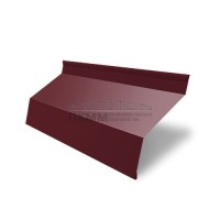 Ламель забор жалюзи Г 35х135-0,45 Полиэстер-Double с пленкой RAL 3005