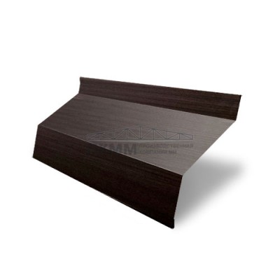 Ламель забор жалюзи Г 35х135-0,45 Print Elite Coffee Wood