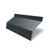 Ламель забор жалюзи Г 35х135-0,5 Velur RAL 7016