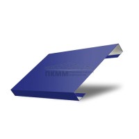 Ламель забор жалюзи П лицевая 125-0,45 Полиэстер с пленкой RAL5002 Ламель забор жалюзи П лицевая 125-0,45 Полиэстер с пленкой RAL5002