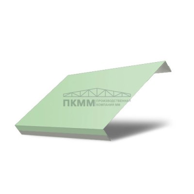 Ламель забор жалюзи П обратная 125-0,45 Полиэстер с пленкой RAL6019