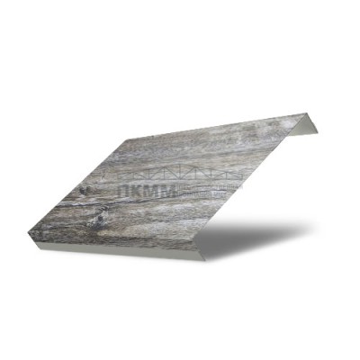 Ламель забор жалюзи П обратная 125-0,45 Print Elite Nordic Wood