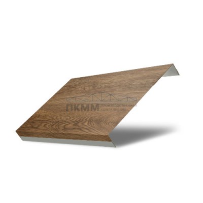 Ламель забор жалюзи П обратная 150-0,45 Print Elite Antique Wood