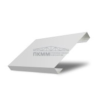Ламель забор жалюзи П лицевая 125-0,55 Оцинкованный