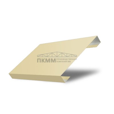 Ламель забор жалюзи П лицевая 125-0,45 Полиэстер с пленкой RAL1014