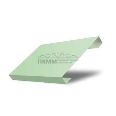 Ламель забор жалюзи П лицевая 150-0,45 Полиэстер с пленкой RAL6019
