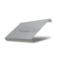 Ламель забор жалюзи П обратная 150-0,5 Satin с пленкой RAL7004