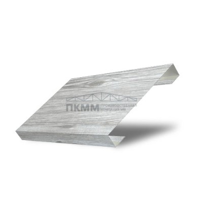 Ламель забор жалюзи П лицевая 150-0,45 Print Elite Snow Wood