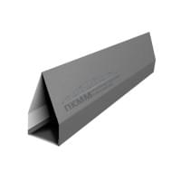 Ламель забор жалюзи V 60х94-0.5 VALORI Grey