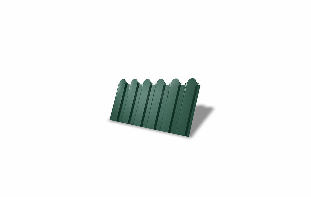 Профнастил фигурный C20B RAL 6005