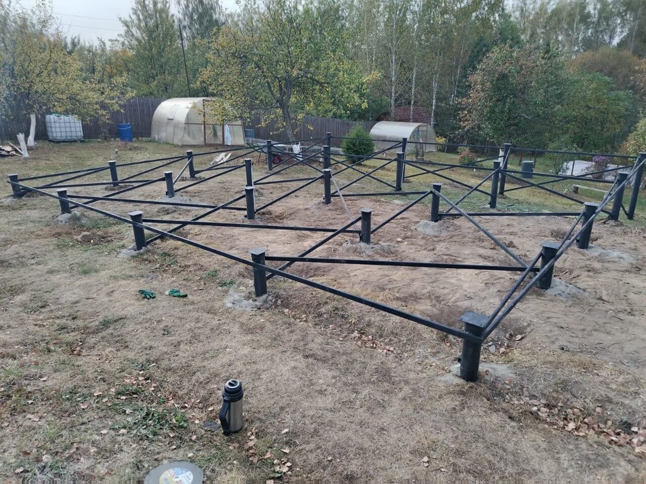 Свайное поле под капитальный дом